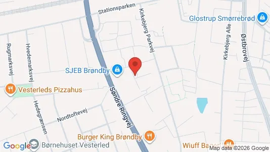 Apartments for rent i Brøndby - kort over placeringen