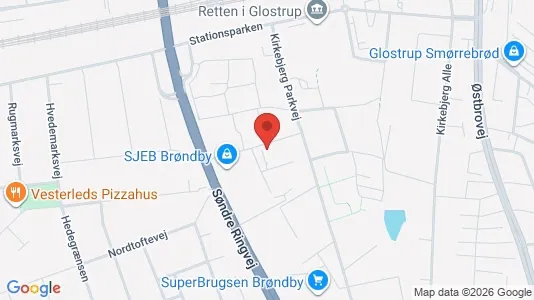 Apartments for rent i Brøndby - kort over placeringen