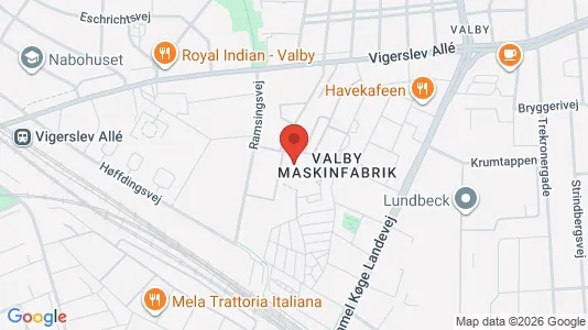 Apartments for rent i Valby - kort over placeringen