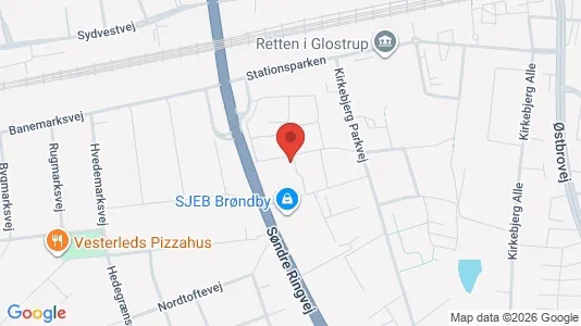 Apartments for rent i Brøndby - kort over placeringen