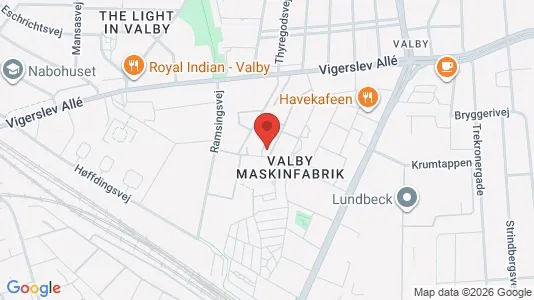 Apartments for rent i Valby - kort over placeringen