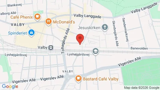 Apartments for rent i Valby - kort over placeringen