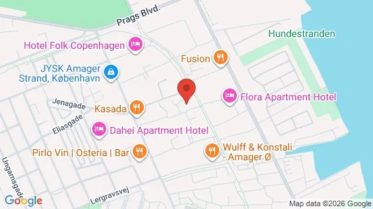Apartments for rent i Copenhagen S - kort over placeringen