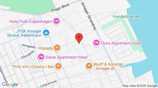 Apartments for rent i Copenhagen S - kort over placeringen