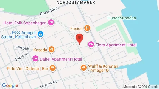 Apartments for rent i Copenhagen S - kort over placeringen