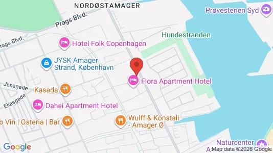 Apartments for rent i Copenhagen S - kort over placeringen