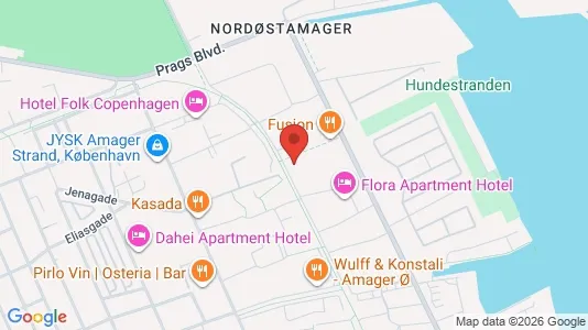 Apartments for rent i Copenhagen S - kort over placeringen