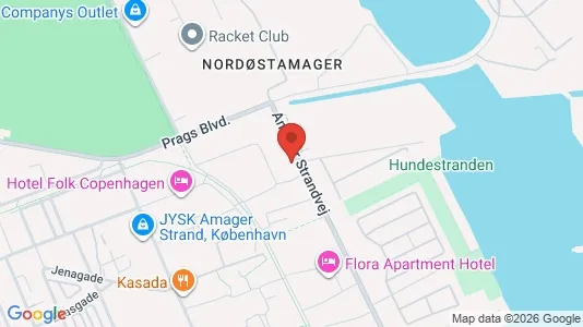 Apartments for rent i Copenhagen S - kort over placeringen