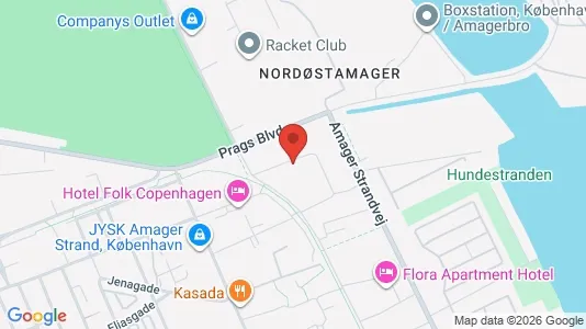 Apartments for rent i Copenhagen S - kort over placeringen