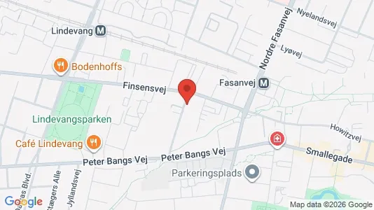Apartments for rent i Frederiksberg - kort over placeringen