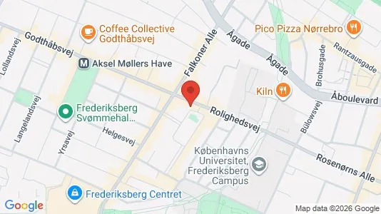 Apartments for rent i Frederiksberg C - kort over placeringen