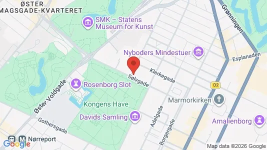 Apartments for rent i Copenhagen K - kort over placeringen