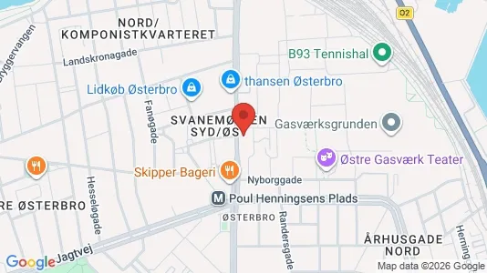 Apartments for rent i Østerbro - kort over placeringen