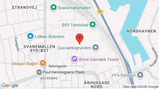 Apartments for rent i Østerbro - kort over placeringen