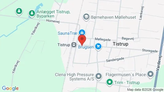 Apartments for rent i Tistrup - kort over placeringen