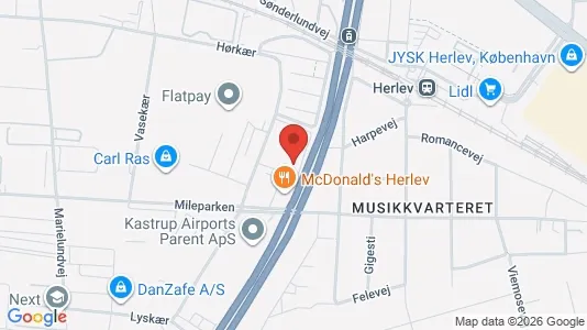 Apartments for rent i Herlev - kort over placeringen