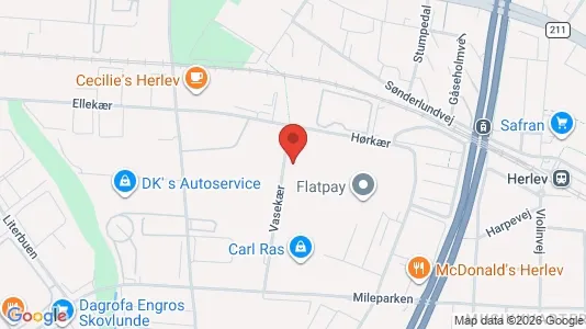 Apartments for rent i Herlev - kort over placeringen