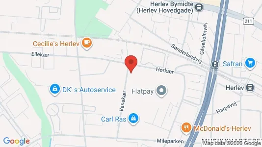 Apartments for rent i Herlev - kort over placeringen