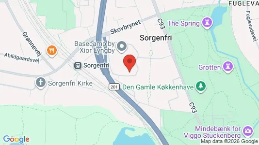 Apartments for rent i Kongens Lyngby - kort over placeringen