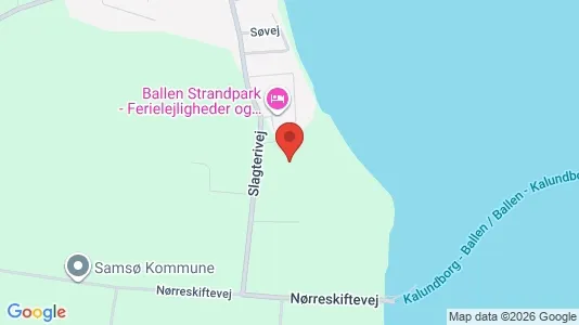 Apartments for rent i Samsø - kort over placeringen