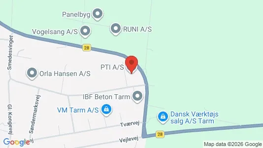 Apartments for rent i Tarm - kort over placeringen