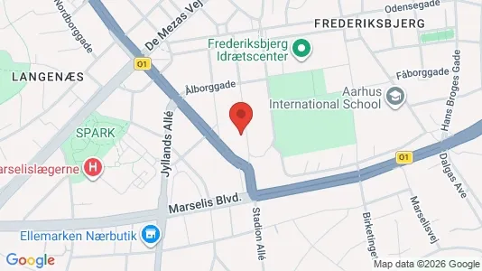Apartments for rent i Aarhus C - kort over placeringen