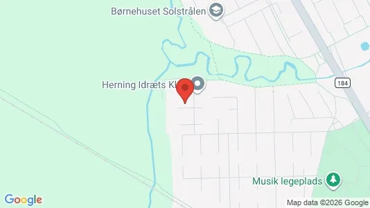 Apartments for rent i Herning - kort over placeringen