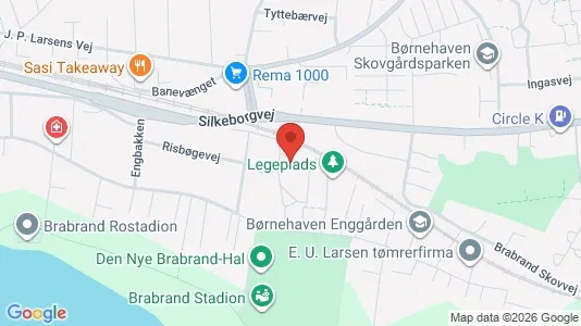 Apartments for rent i Brabrand - kort over placeringen
