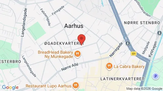 Apartments for rent i Aarhus C - kort over placeringen