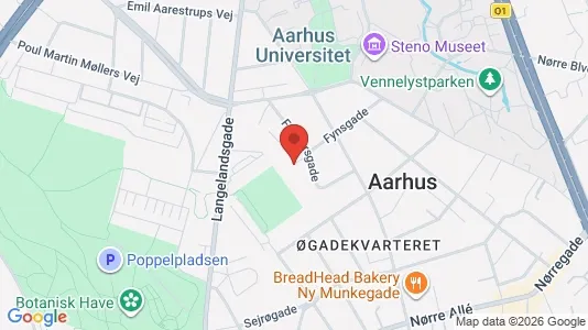 Apartments for rent i Aarhus C - kort over placeringen