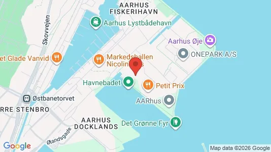 Apartments for rent i Aarhus C - kort over placeringen