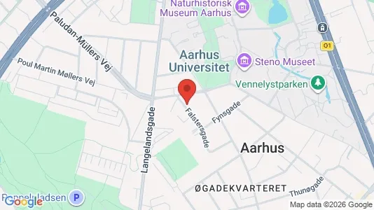 Apartments for rent i Aarhus C - kort over placeringen