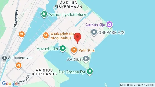 Apartments for rent i Aarhus C - kort over placeringen