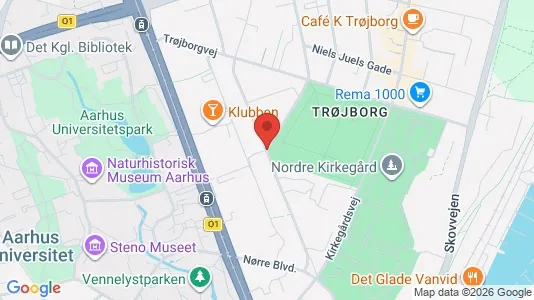 Apartments for rent i Aarhus C - kort over placeringen