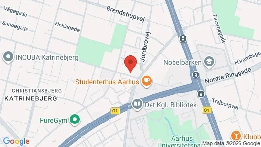 Apartments for rent i Aarhus N - kort over placeringen