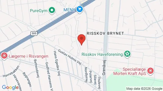 Apartments for rent i Risskov - kort over placeringen