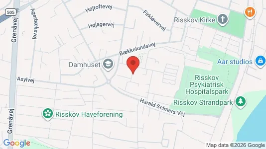Apartments for rent i Risskov - kort over placeringen