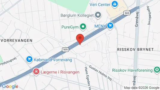Apartments for rent i Risskov - kort over placeringen