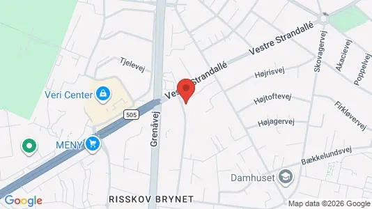 Apartments for rent i Risskov - kort over placeringen