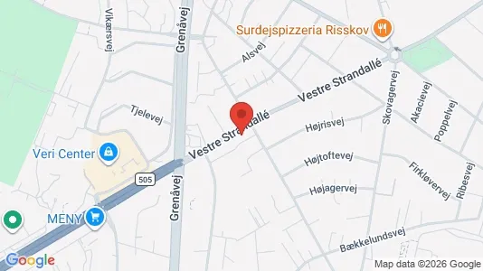 Apartments for rent i Risskov - kort over placeringen