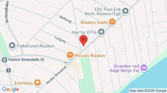 Apartments for rent i Risskov - kort over placeringen
