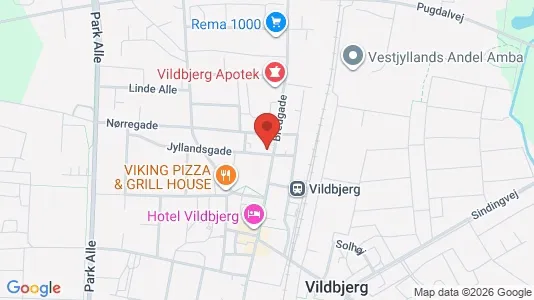 Apartments for rent i Vildbjerg - kort over placeringen