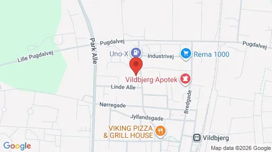 Apartments for rent i Vildbjerg - kort over placeringen