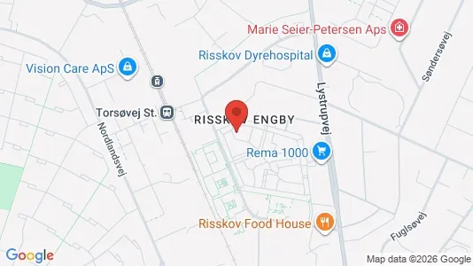 Apartments for rent i Risskov - kort over placeringen