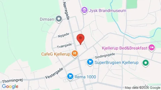 Apartments for rent i Kjellerup - kort over placeringen