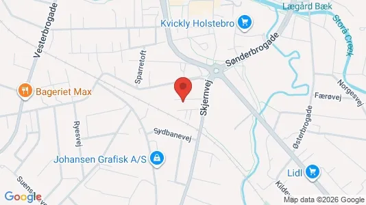 Apartments for rent i Holstebro - kort over placeringen