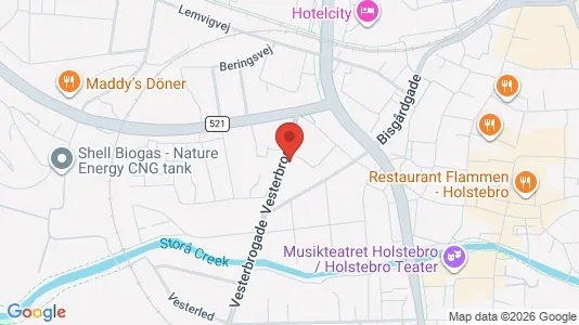 Apartments for rent i Holstebro - kort over placeringen