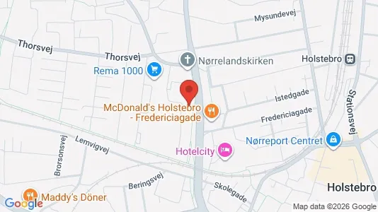 Apartments for rent i Holstebro - kort over placeringen