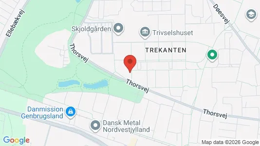 Apartments for rent i Holstebro - kort over placeringen