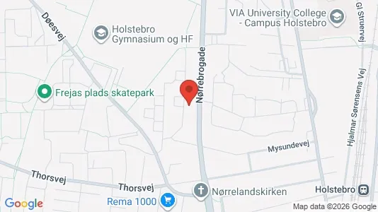 Apartments for rent i Holstebro - kort over placeringen